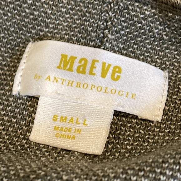 Anthropologie Maeve Kieran Camo Sweater Coat size small - Picture 7 of 10